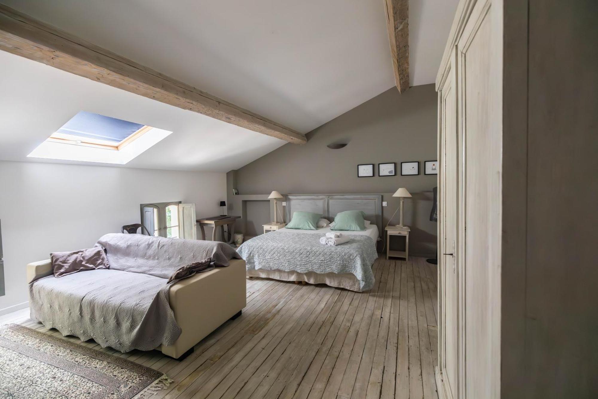 Domaine Castell De Bles Bed and Breakfast Saint-Génis Rum bild